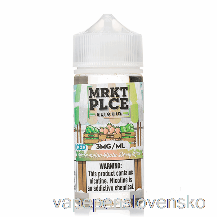 ľadový Melón Hula Berry Limetka - Mrkt Plce - 100 Ml 3 Mg Vape Cigareta